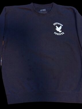 Deftones Forever Crewneck Sweatshirt with White Dove Graphic